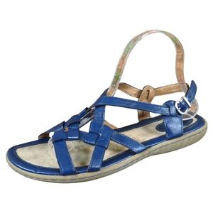 b.o.c. Kasia Women Sandal Size 9 Casual Comfort Strappy Blue Synthetic